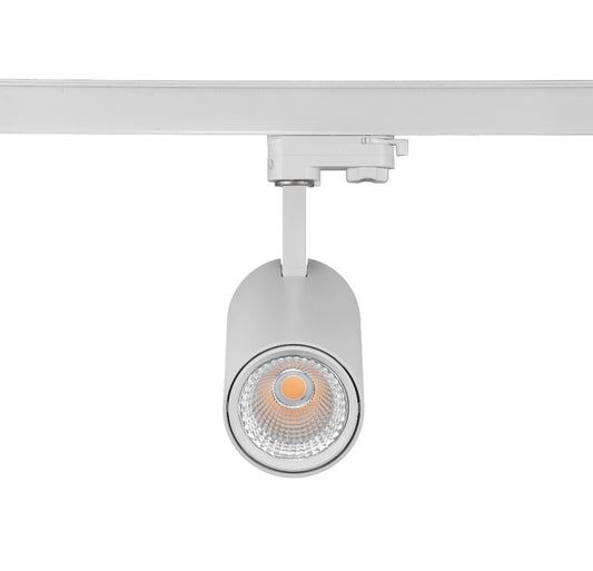 3-Phasen LED Schienenstrahler, Spot Weiss Triac-Dimmung
